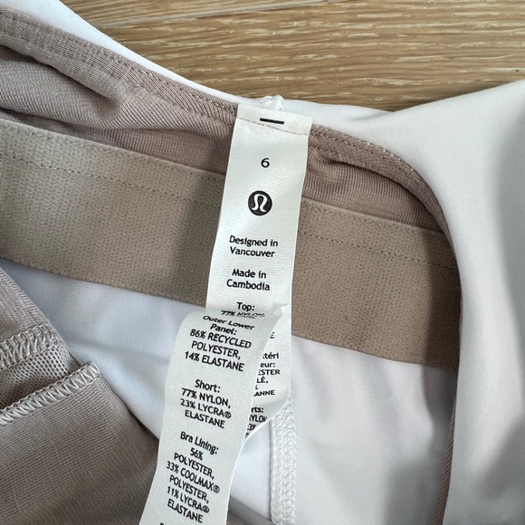 New with Tags- Lululemon Court Crush Tennis Dress - Picture 2 of 5